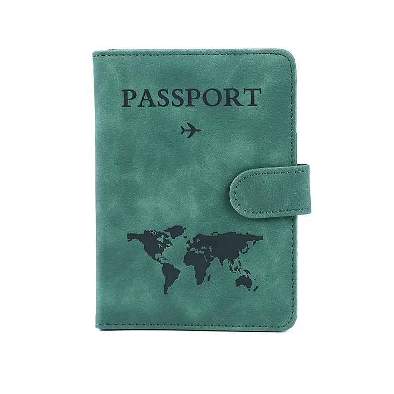 2024 Unisex PU Leather Passport Holder & ID Bag