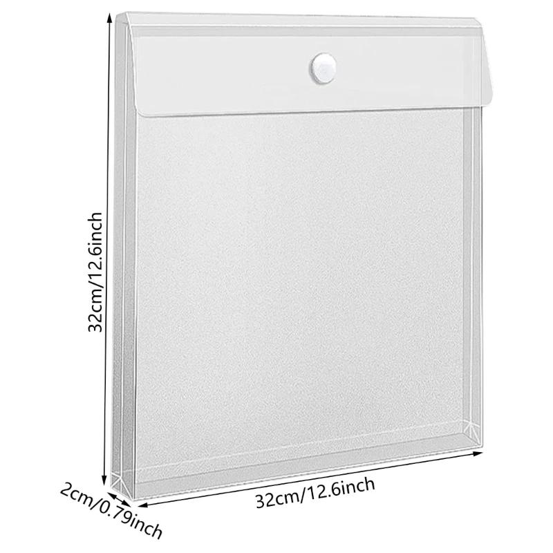 

Set Of 24 Portable Clear Scrapbook Holder Sturdy PP Scrapbook Paper Organizers Pouches For Office And Craft Supplies China Mainland