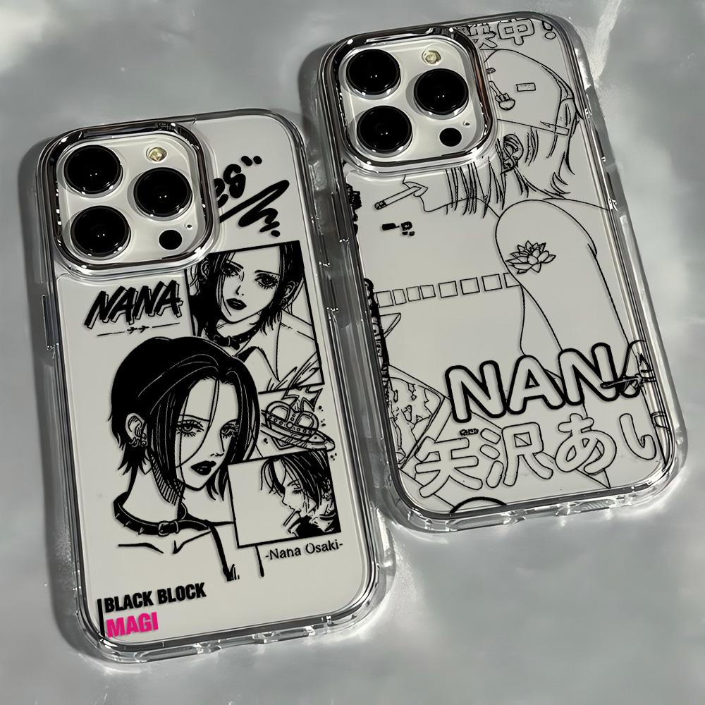 Anime Girl Nanas OsakiS Phone Case For iPhone 17e 17 16 15 14 13 12 11 Mini Pro Max X XR XSMAX Air Plus Transparent Soft Cover