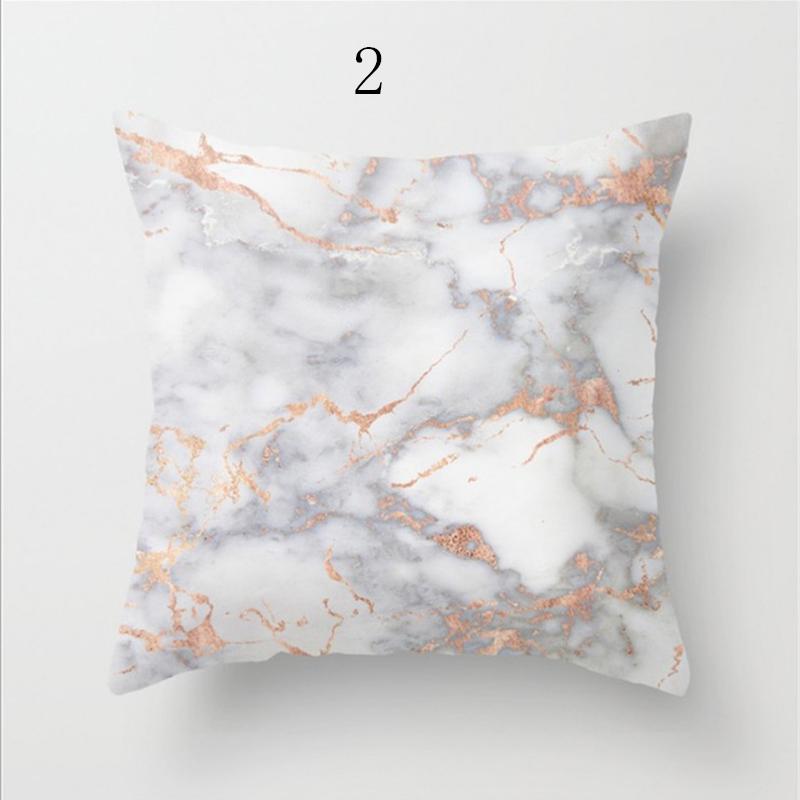 

Marble Pillow Throw Case Colorful Rock Pattern Square Cushion Cover 18 Inches 2,45*45cm