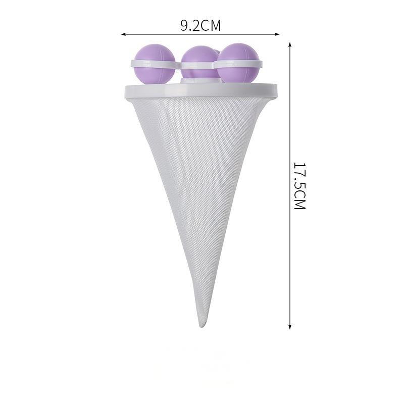 Washing Machine Lint Filter Ball Floating Hair Catcher Reusable Laundry Lint Remover Anti Clog Home Clothes Washing Accessories