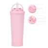 2024 New Model 830ml Large Capacity Thermos Cup with Convenient Handle, Dual Drinking Cup, Large Hole Straw Cup