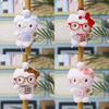 Cat Plush Keychain With Cartoon Design For Gifts And Bag Decor