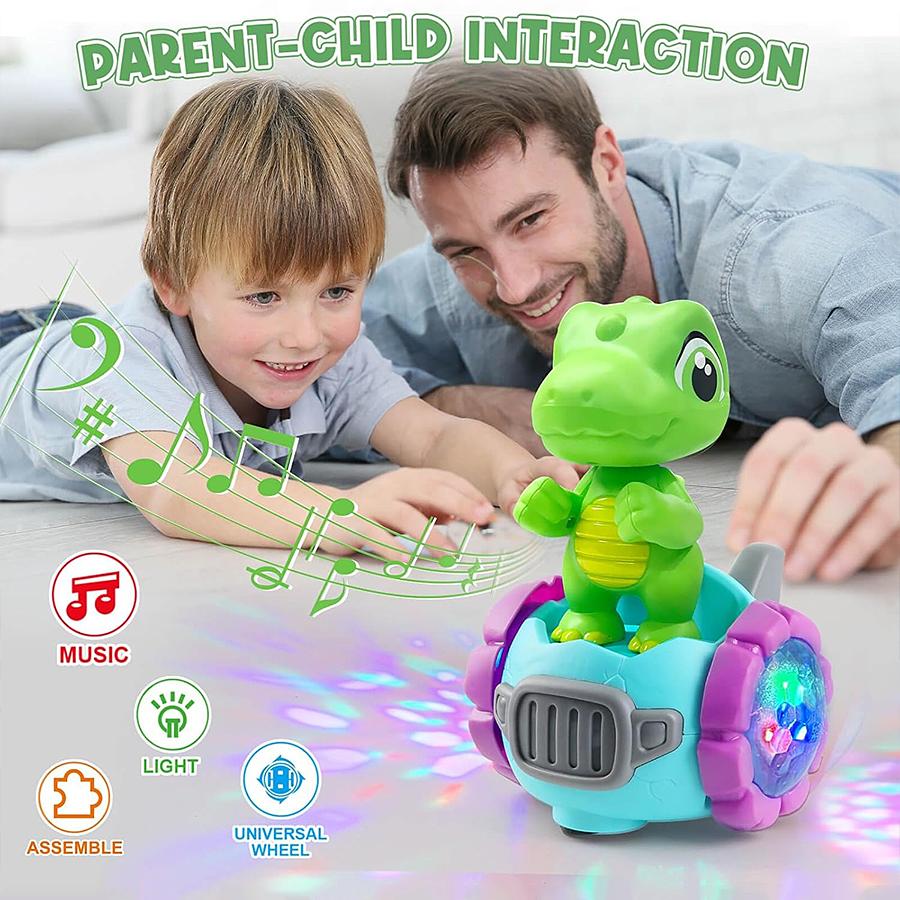 Dinosaur robot toys for boys, dinosaur toys for kids aged 3-5, interactive robot toys for kids aged 3-5, dancing car, birthday g