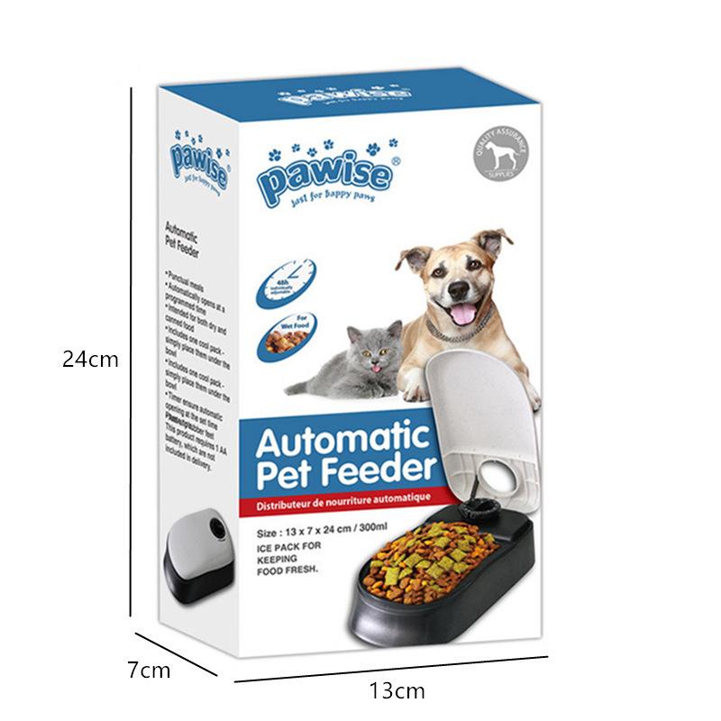 Smart Pet Feeder: Automatic Dog & Cat Food and Water Dispenser with Timed Lid