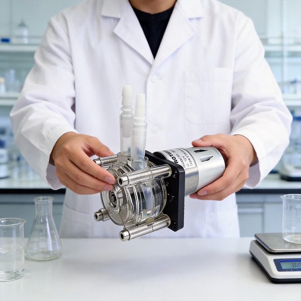 Stainless Steel High Flow Rotary Peristaltic Pump With Minute For Laboratory And Industrial Use
