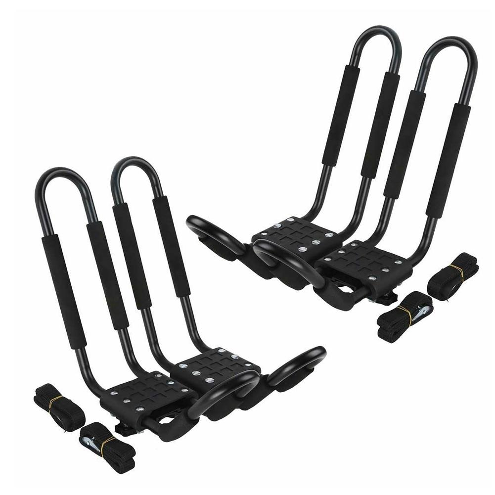 Kayak Carrier Rack Set Canoe Boat Surf Ski Roof Top Mount Bar Rack Car SUV Crossbar