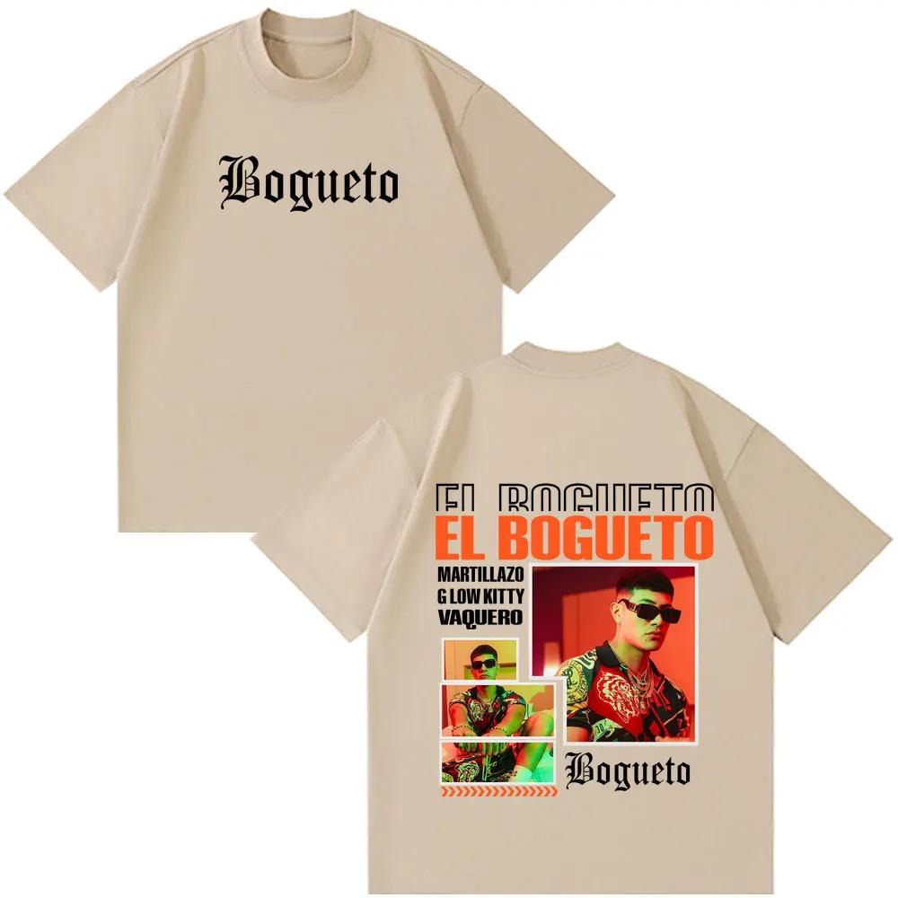 

Singer El Bogueto Album Tour 2026 Print TShirts Unisex Women Fashion T Shirt Summer Cotton Loose Hiphop Casual Tshirts Fan Gifts S