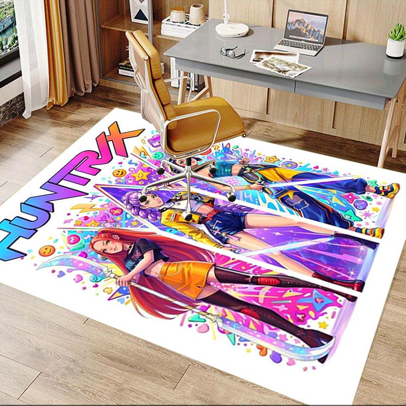 Huntrx Future Warriors Carpet For Playroom Bedroom Living Room Sofa Home Decorkids Game Area Rug Nonslip Floor Mat