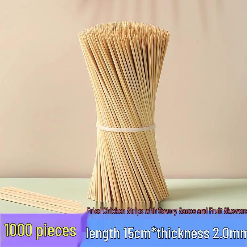 

Бамбуковые шпажки для блюд на гриле: Кебаб из баранины, Безглютеновые боярышники с сахаром, Колбаса, Варианты жарки и хот-пота, Коммерческое одноразовое использование