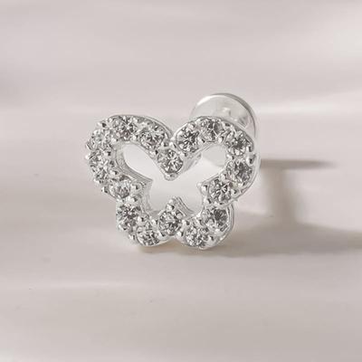 JEWNEL (1+1/Egyes termék)Ezüst 925 Petit Pillangó Labret Piercing
