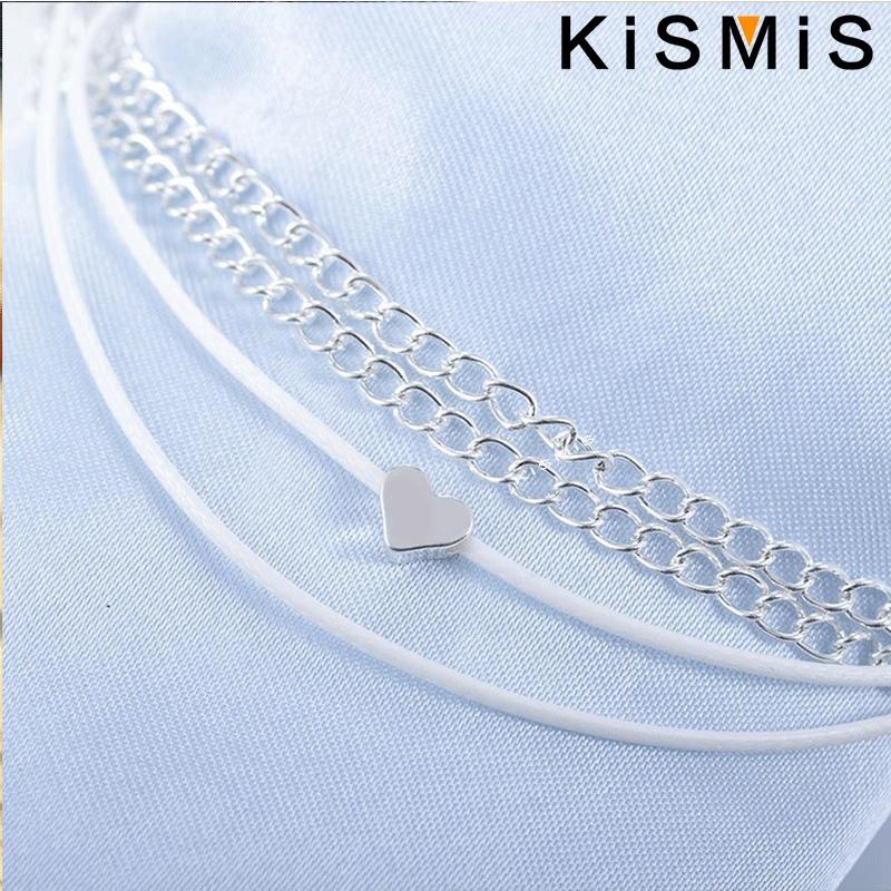 New Boho Heart Anklet & Bracelet Combo - Adjustable Multilayer Chain Summer Beach Jewelry for Women