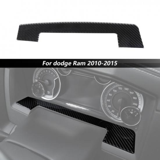 For 2010-2015 Dodge RAM 1500 Dashboard Panel Trim Cover Decoration Soft Carbon