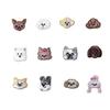 Small Dog Head Embroidery Patch - DIY Decorative Fabric Iron-on Sticker
