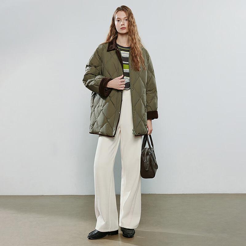 Chuyu Women's Striped 100% Merino Wool Knit Top