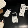 Rhinestone Butterfly & Flower Epoxy Phone Case for Samsung Z Flip8/Z Fold7
