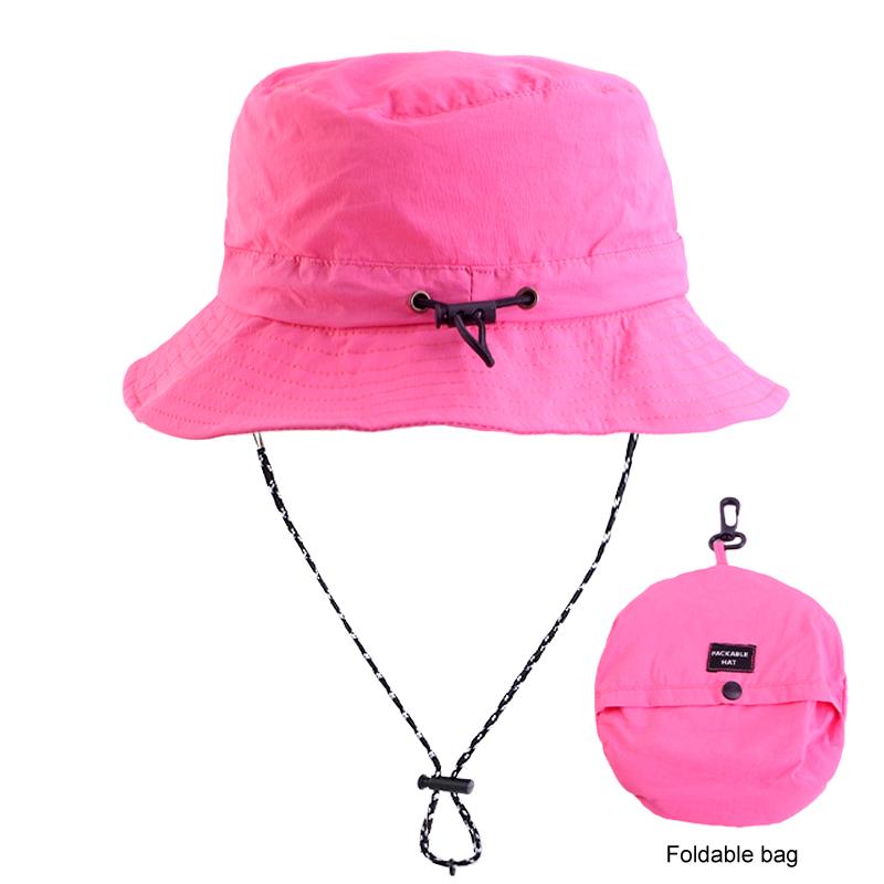 New Unisex Outdoor Fisherman Hat Waterproof Fishing Climbing Tourism And Hiking Foldable Bob Bucket Sunhats Mens Panama Bucket