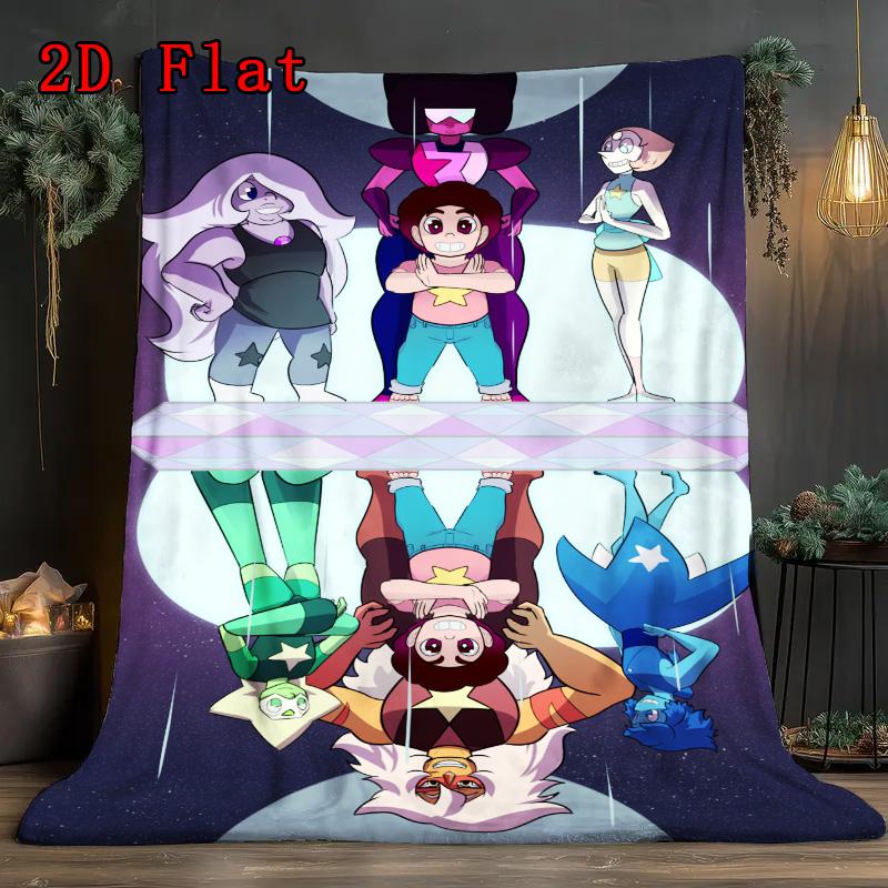 Energetic Cartoon 2D Flat Pattern Flannel Blanket High Quality All Seasons Warmth and Comfort Perfect for Christmas Gifts.PMT0914267