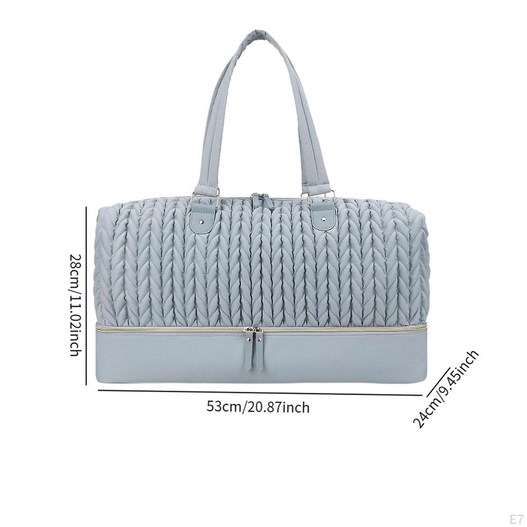 Diaper Tote Bag for Moms with Zipper and Handles Travel Work