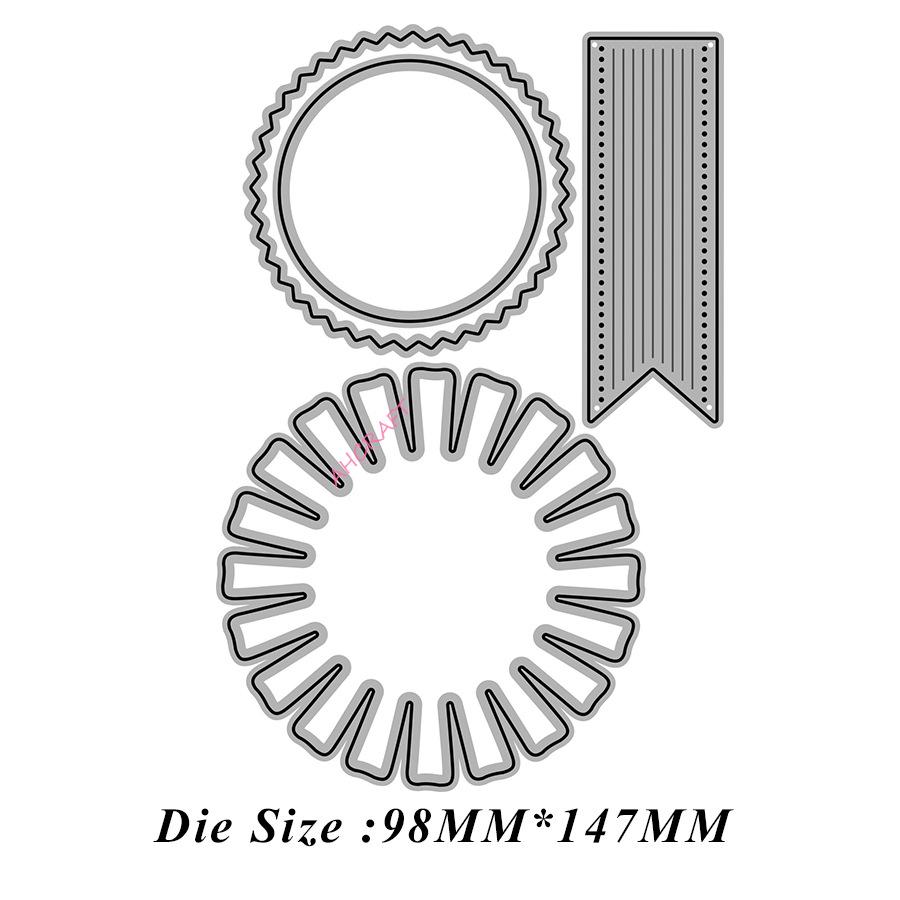 

6578 Carbon Steel Medal Badge Die-cutting Knife - DIY Cross-border Tool, July 2024. 98*147mm, 14g/set