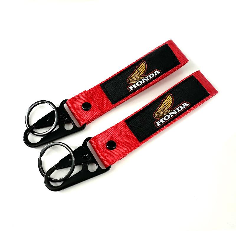 1pcs Motorcycle KeyRing Ribbon Lanyard KeyChain Key Holder For Honda CBR 125R 954 600 650F 650R 1100XX 1000F CBR 600RR 1000RR ZP8