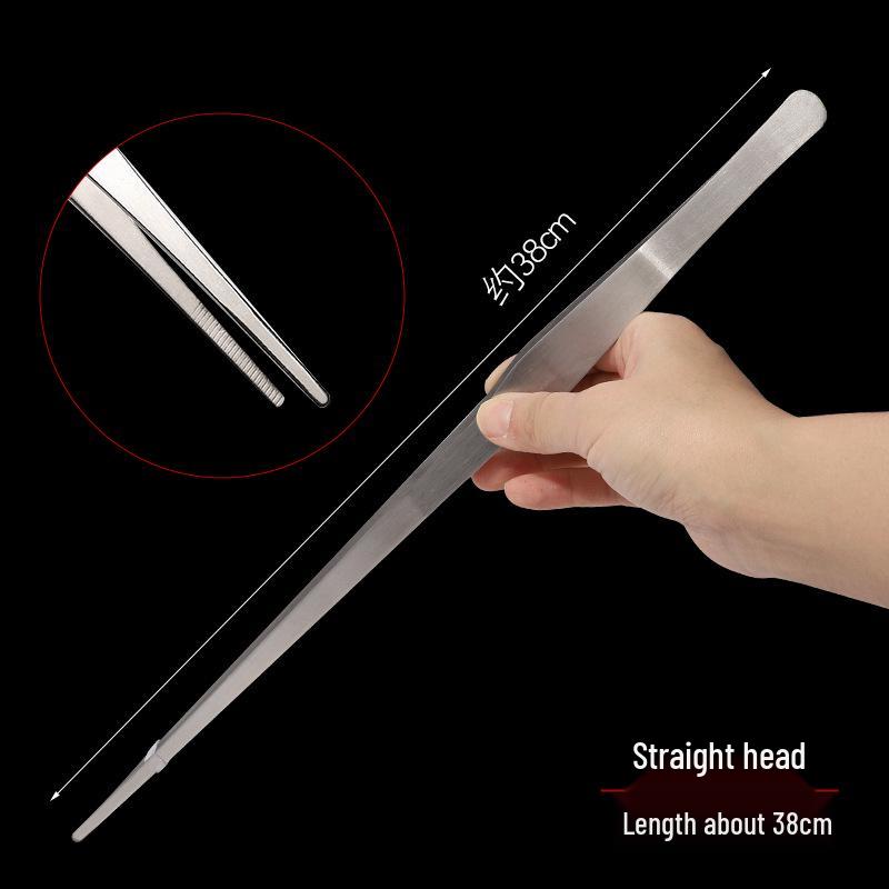 Non-slip Stainless Steel Tweezers for Gardening, Aquariums, and Succulents