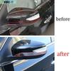 Chrome Rearview Side Mirror Strip molding Cover Trim For Nissan Sentra 2013-