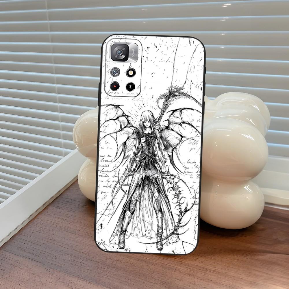 Gothic Girl Sculpture Retro Phone Case for Xiaomi Redmi Note 14 12 11 13 9 Ultra 10 Lite POCO F4 F5 X5 Pro Plus Cover