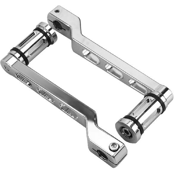 

HDBUBALUS CNC Aluminum Heel Toe Shifter Gear Shift Pedal Lever Arms with Shifter Peg Fit for Harley Touring Softail Road Street Electra Glide Trike