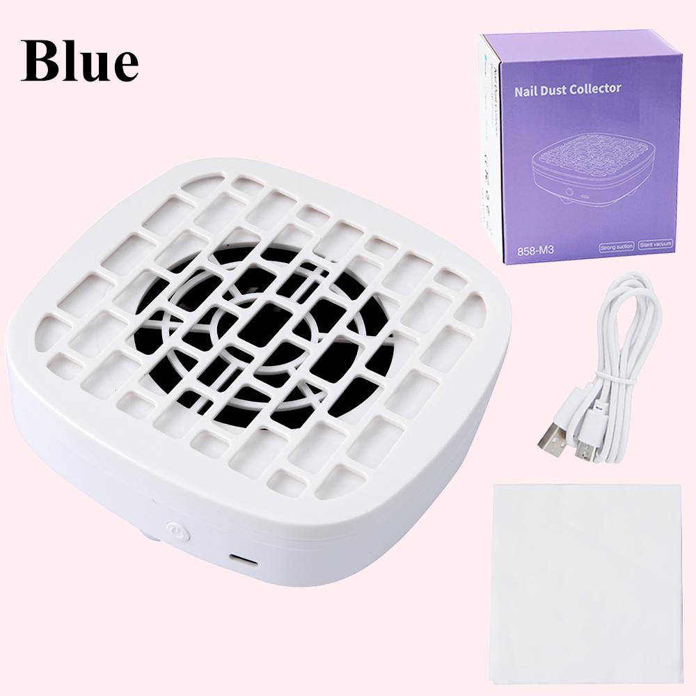 New Nail Dust Collector Extractor Fan For Manicure Machine Powerful Nail Vacuum Cleaner With Remove Paper Filter Nail Equipment