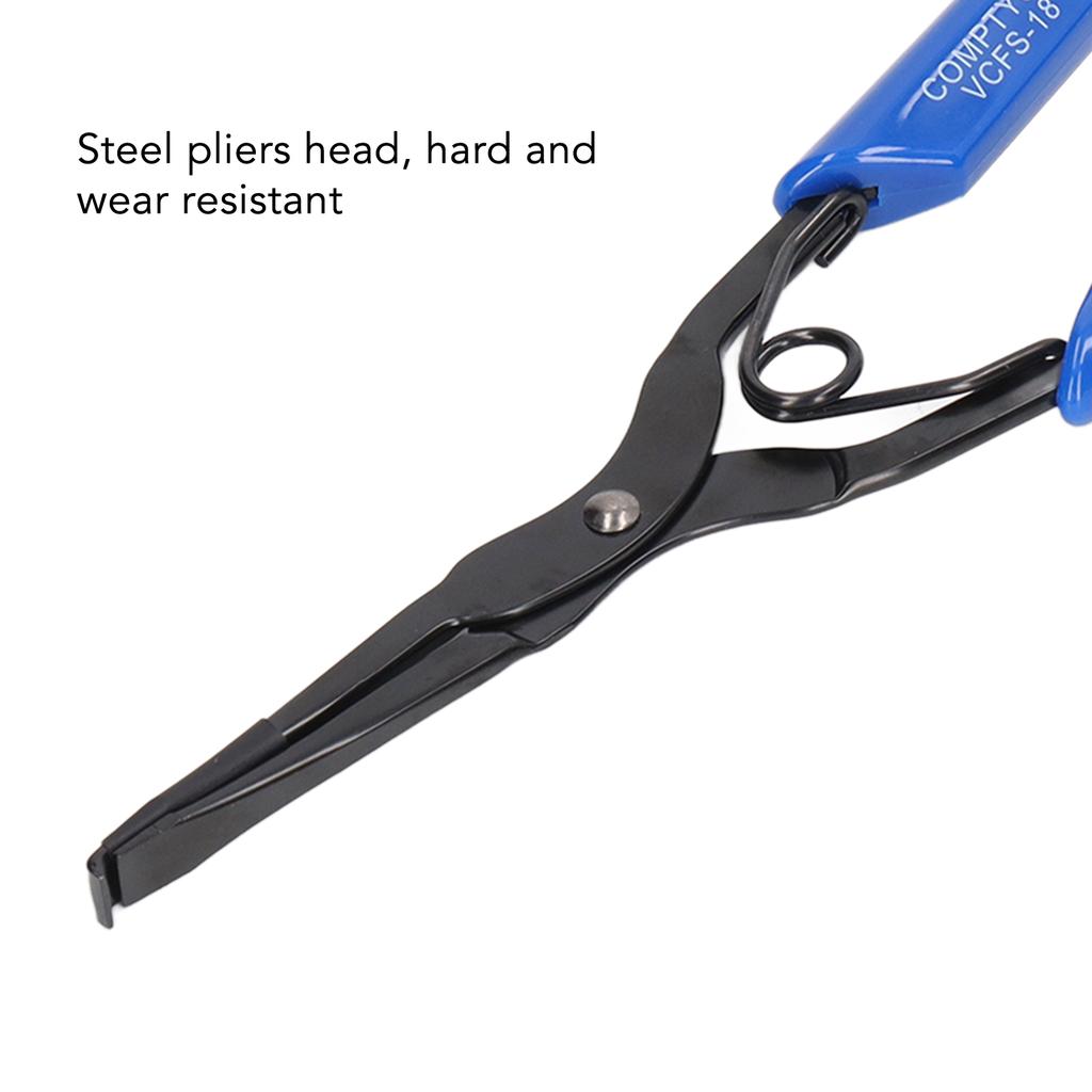 Optical Fiber Flange Long Nose Pliers, Fiber Connector Inserting Extracting Tool with Non-Slip Handle