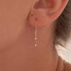 OR D`OR [14K] Glass Opal Drop Earrings