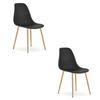 Wat Chair Black / Natural Legs X 2
