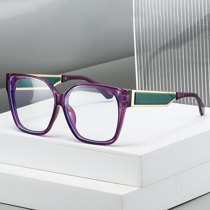 New Fashion Square Women Glasses Frame Clear Anti-Blu-Ray Eyewear Retro Men Optical Frame Computer Goggles