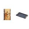 Elegant Tree Stump Wall Clock And Decorative Serving Tray Table Organizer for Homes Hotels with