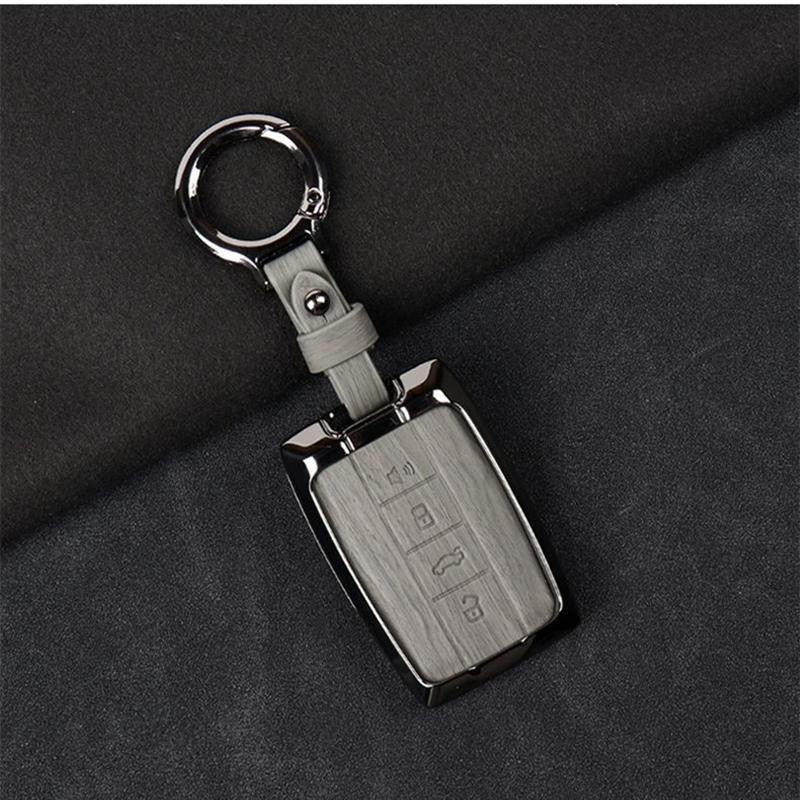 Metall Leder Auto Fernbedienung Schlüsselhülle Schale Halter Schale Schutz Fob Für Great Wall GWM WEY TANK 300 400 500 700 Hi4-T 2025