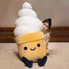 Ice Cream Plush Pillow 30/60/100cm Cute Stuffed Doll for Girls Lumbar Nap Support Soft Hugging Body Pillow for Bed Dorm