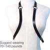 Harajuku Punk Body Chain Adjustable Belt for Nightclub Harness Chest Chain Punk Body Harness Gothic Male Chest Harness