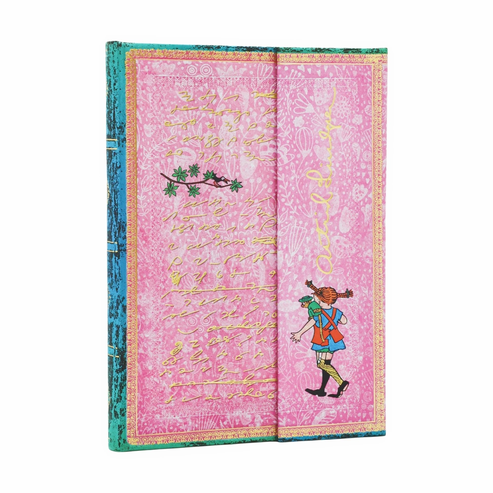 Paperblanks Hardcover Notebook, Astrid Lindgren s Pippi Longstocking, Midi B6, Ruled, PB1327-4
