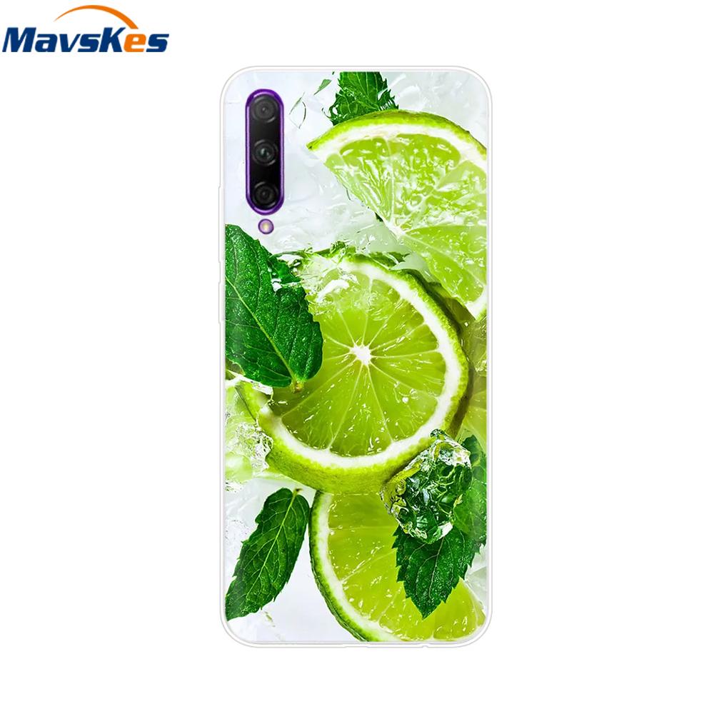For Huawei P Smart Pro Case Cute Candy Painted Cover Soft Silicone Phone Case For Huawei P Smart Pro 2019 Cover Coque Bumper
