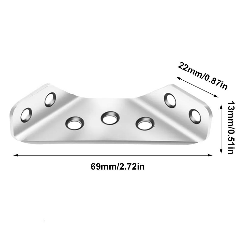 - Universal Furniture Corner Connector with 4 Screws Multifunctional for Furnitu