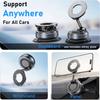 360° Adjustable Magnetic Phone Holder, Suitable for Car Desktop Use, Compatible with iPhone 16/15/14/12 Series, Portable Foldable Car Mount