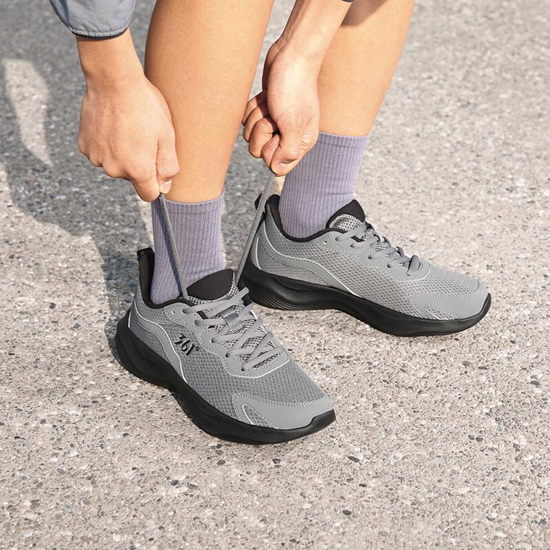 361° Men's Breathable Soft Elastic Thick Sole Shock Absorption Casual Running Shoes