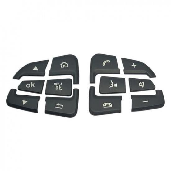 Lenkradtaste Schwarze Zierleiste Für Mercedes Benz A B C GLA GLS GLE CLS Klasse