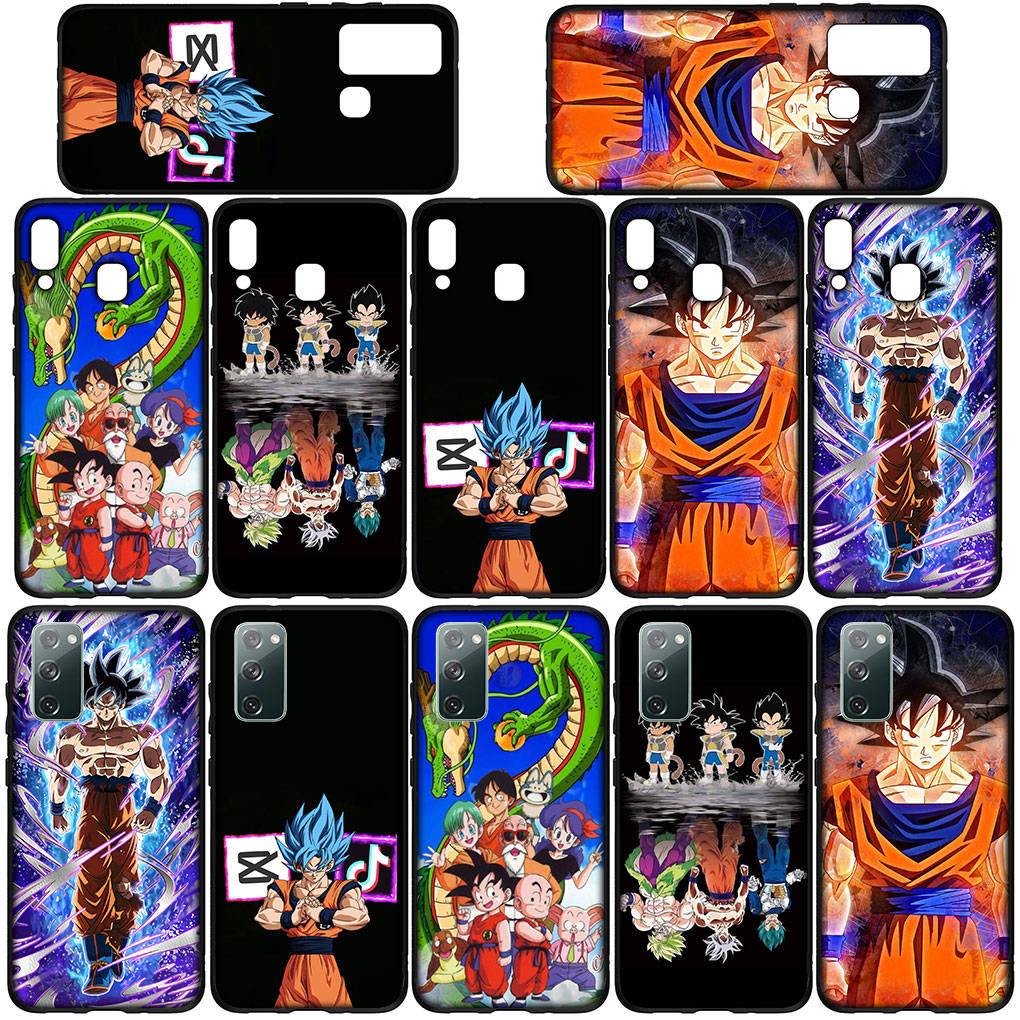 Phone Case for Samsung Galaxy S25 S24 S23 iPhone 16 15 Redmi Note 14 13 12 16E 8 X 11 Pro Max XR OPPO Moto Huawei Dragon Ball Z Goku DragonBall Cover