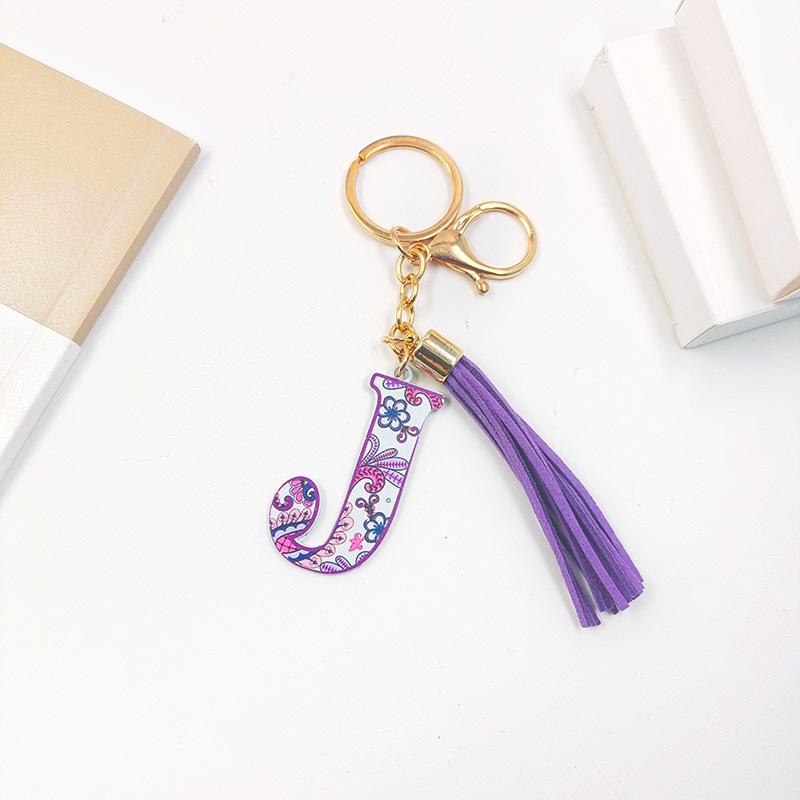 Colorful English Alphabet Keychain & Graduation Gift Accessory