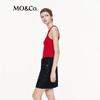 MO&Co. Linen Cotton Knit Racerback Tank Top