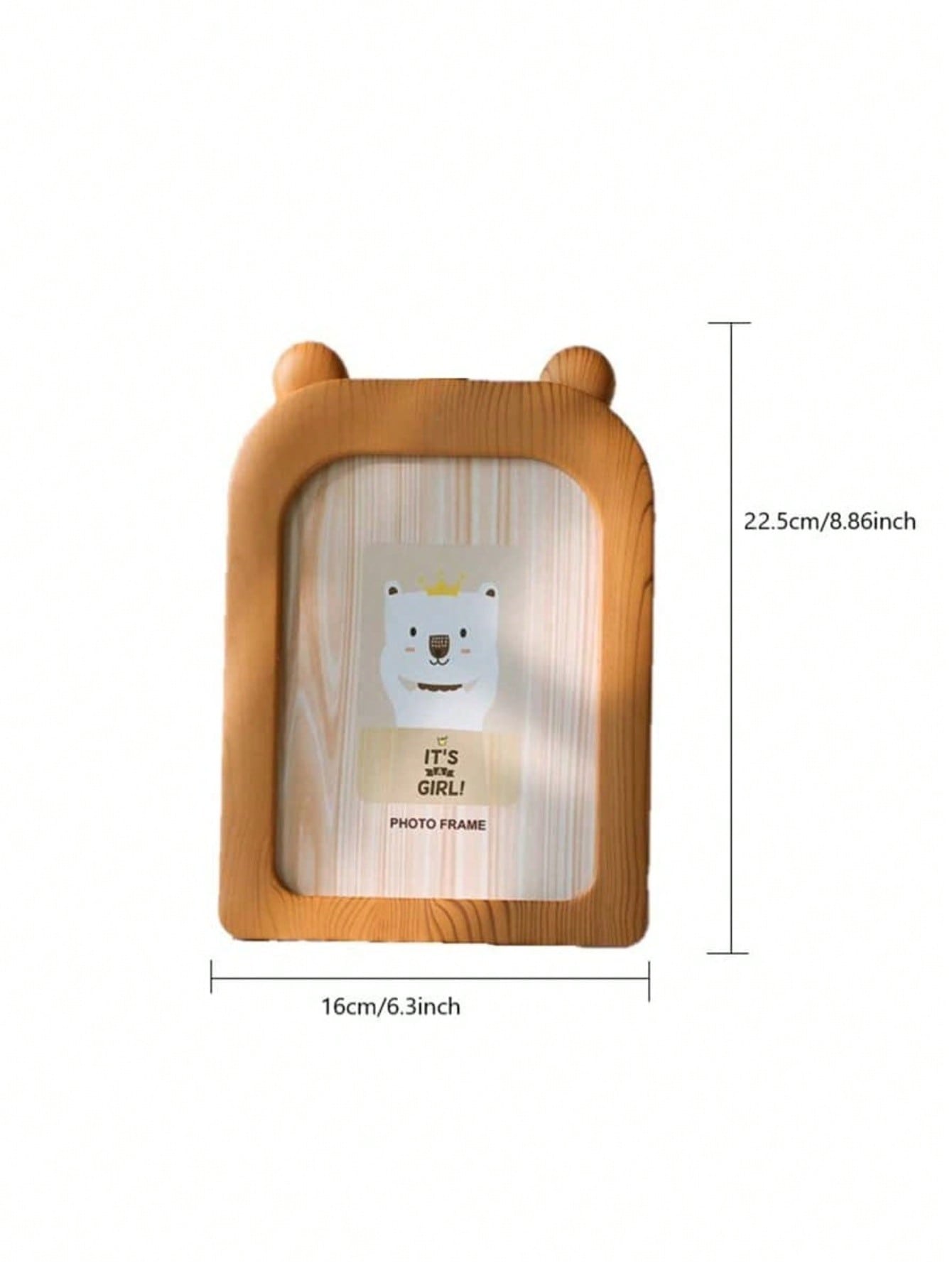 

Фоторамка 5x7 в пластиковом деревянном стиле для настенного и настольного дисплея, домашний декор с героями мультфильмов S