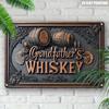 2d Flat 30*20m, Whiskey-themed Wooden Wall Art "Grandfather's Whiskey", for Home, Indoor Outdoor Use, Wooden Material, Kitchen, Garden, Bedroom, Bar.