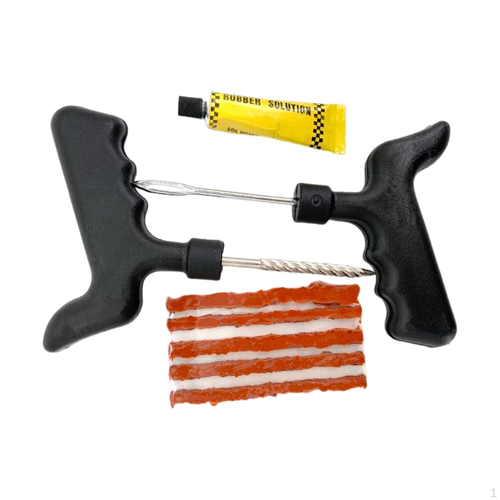 

T Handle Tire Repair Automotive Accessories Tubeless Tires Seal Filling Puncture Tools for Car Truck